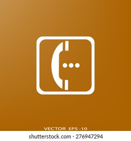 telephone mobile vector illustration
