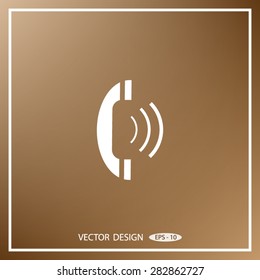 telephone mobile vector illustration