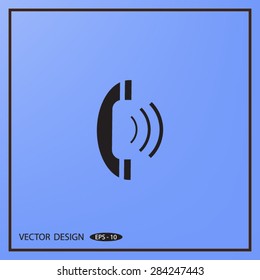 telephone mobile vector illustration