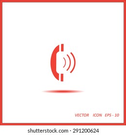 telephone mobile vector illustration