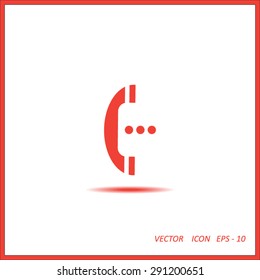 telephone mobile vector illustration