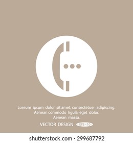 telephone mobile vector illustration