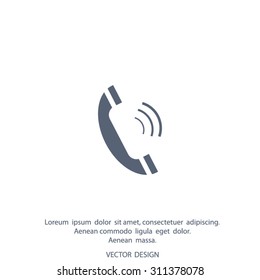 telephone mobile vector illustration
