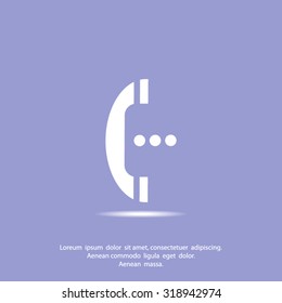 telephone mobile vector illustration