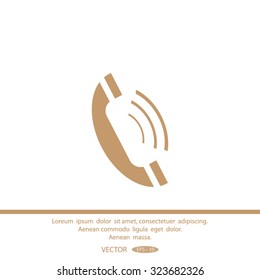 telephone mobile vector illustration