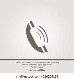 telephone mobile vector illustration