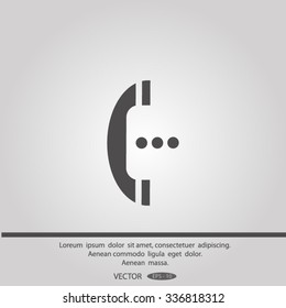 telephone mobile vector illustration