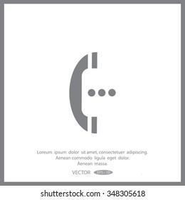 telephone mobile vector illustration