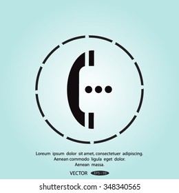 telephone mobile vector illustration