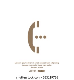 telephone mobile vector illustration