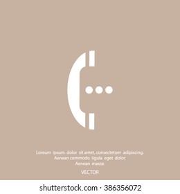 telephone mobile vector illustration