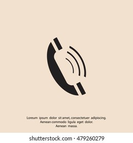 telephone mobile vector illustration