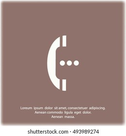 telephone mobile vector illustration