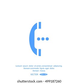 telephone mobile vector illustration
