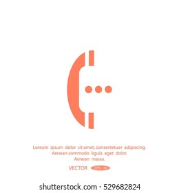 telephone mobile vector illustration