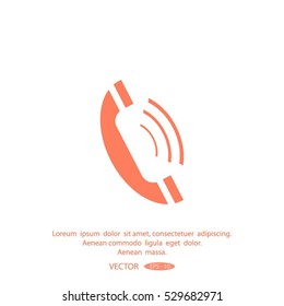 telephone mobile vector illustration
