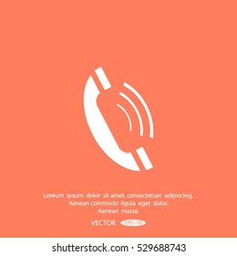 telephone mobile vector illustration