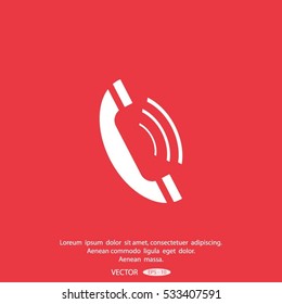 telephone mobile vector illustration