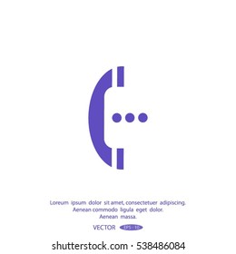 telephone mobile vector illustration