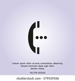 telephone mobile vector illustration