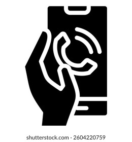 Telephone Moblie Icon Element For Design