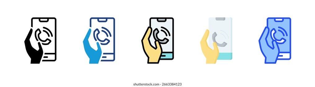Elemento De Ícone De Telefone Celular Para Design