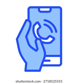 Elemento del icono del teléfono móvil para el diseño