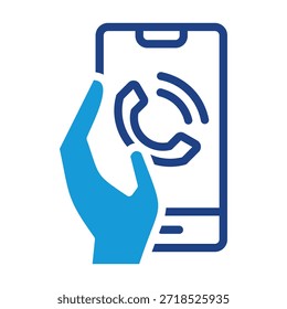 Elemento del icono del teléfono móvil para el diseño