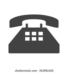 Telephone, office, dial icon vector image.Can also be used for IT and communication. Suitable for mobile apps, web apps and print media.