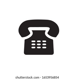 Telephone Of Old Design vector icon modern and simple flat symbol for web site, mobile, logo, app, UI