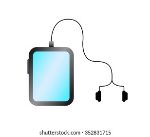 Telephone Player Audio Headphones