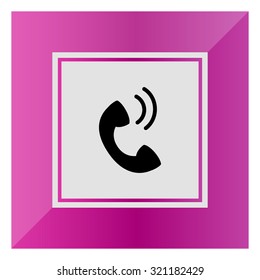 Telephone receiver icon