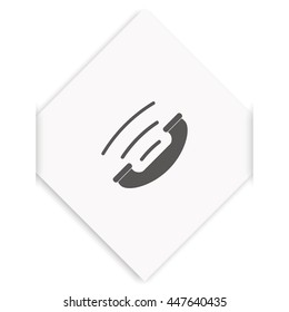 Telephone receiver icon.
