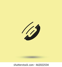 Telephone receiver icon.