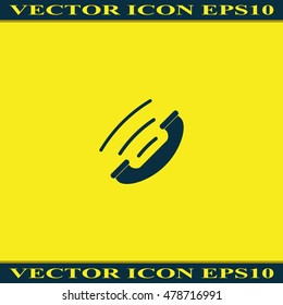 Telephone receiver icon.