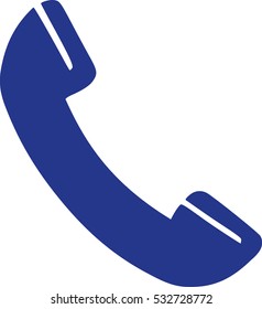 Telephone receiver icon