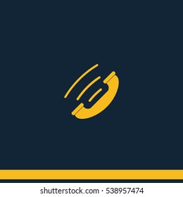 Telephone receiver icon.