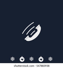 Telephone receiver icon.