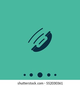 Telephone receiver icon.