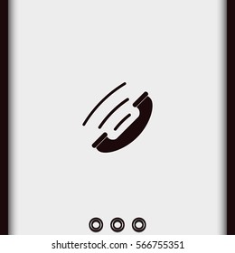 Telephone receiver icon.