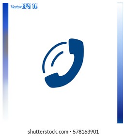 Telephone receiver icon