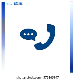 Telephone receiver icon