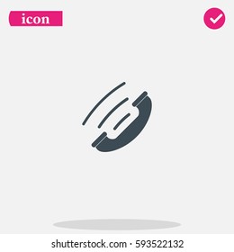 Telephone receiver icon.