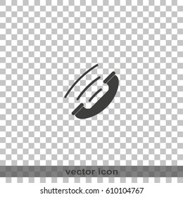 Telephone receiver icon.