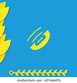 Telephone receiver icon.
