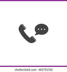 telephone receiver vector icon