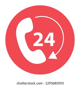 Telephone receiver vector icon. phone icon