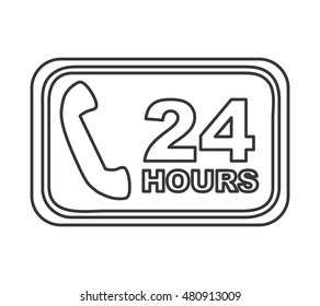 telephone retro isolated icon vector illustration design