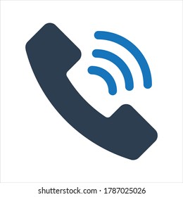 Icono de llamada telefónica. Icono de llamada