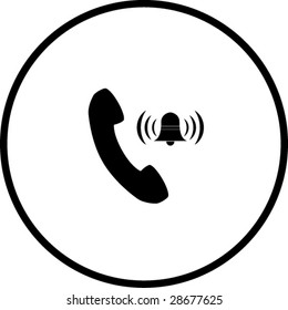 telephone ringing symbol